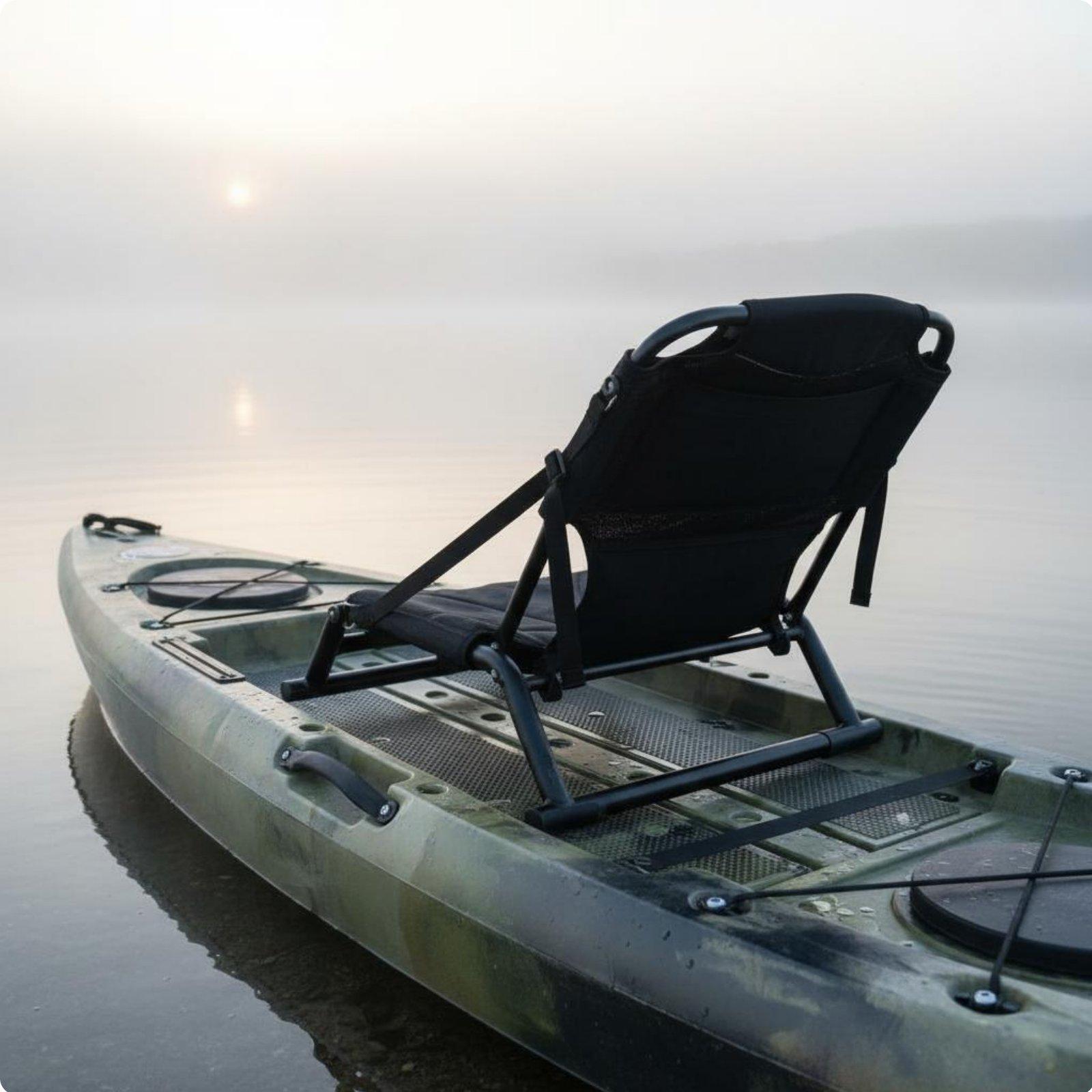 Fishing Boat Seat - Sedile per kayak resistente, in acciaio,